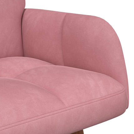 2-personers sofa Lyserød 115 x 61 x 87 cm Fløjl