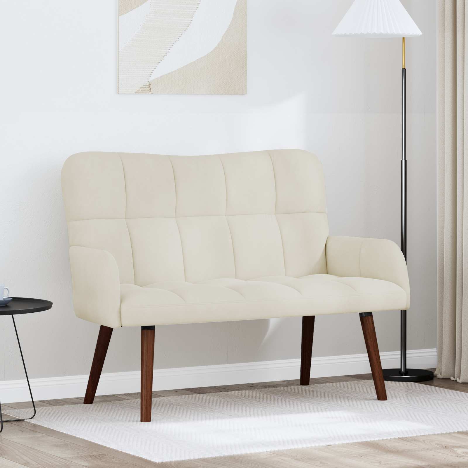 2-personers sofa Cremefarvet 115 x 61 x 87 cm Fljl