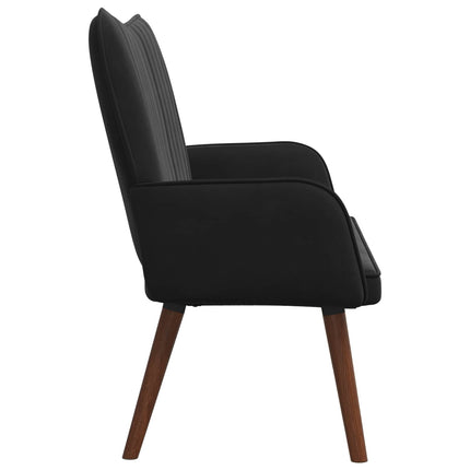 2-personers sofa Sort 115 x 61 x 87 cm Fløjl