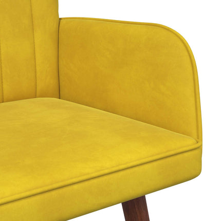 2-personers sofa Gul 115 x 61 x 87 cm Fløjl