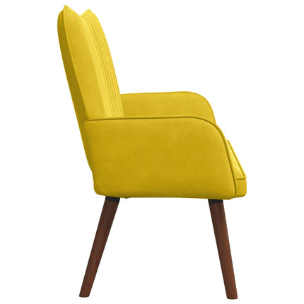 2-personers sofa Gul 115 x 61 x 87 cm Fløjl