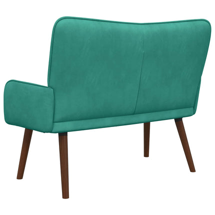 2-personers sofa Turkis 115 x 61 x 87 cm Fløjl