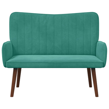 2-personers sofa Turkis 115 x 61 x 87 cm Fløjl