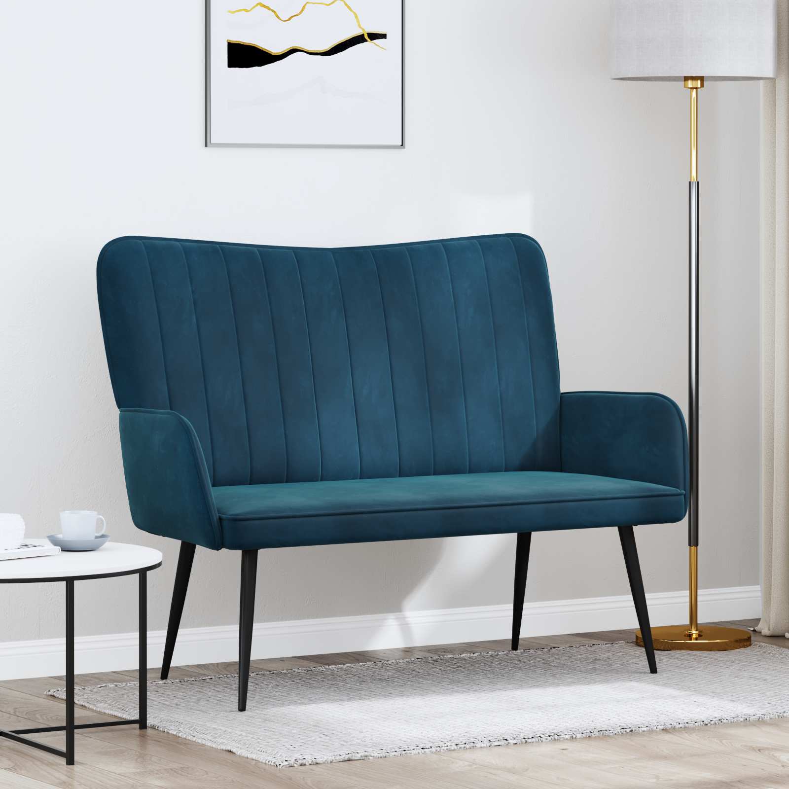 2-personers sofa Bl 115 x 61 x 87 cm Fljl