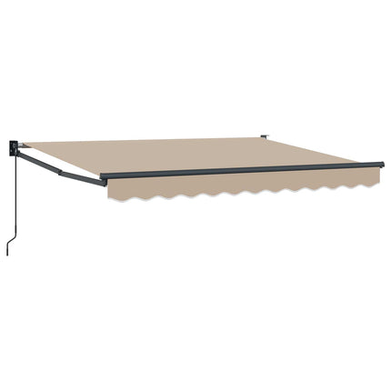 Udtrækkelig markise Beige 3 x 2 m 100% Polyester og Aluminium