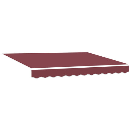 Udtrækkelig markise Bordeaux 3,5 x 2 m Polyester og metal