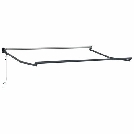 Markise Brun 3,5 x 2 m Polyester og metal