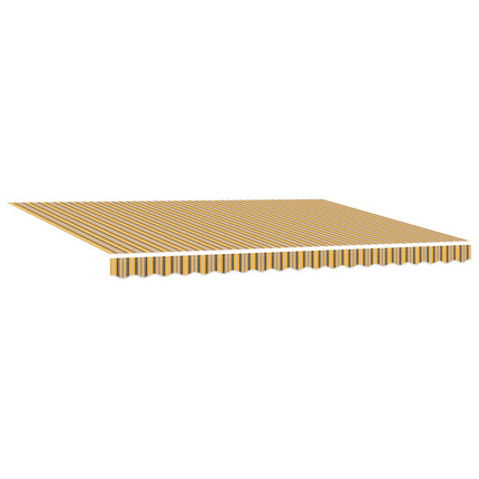 Manuel udtrækkelig markise med LED 5 x 3 m
