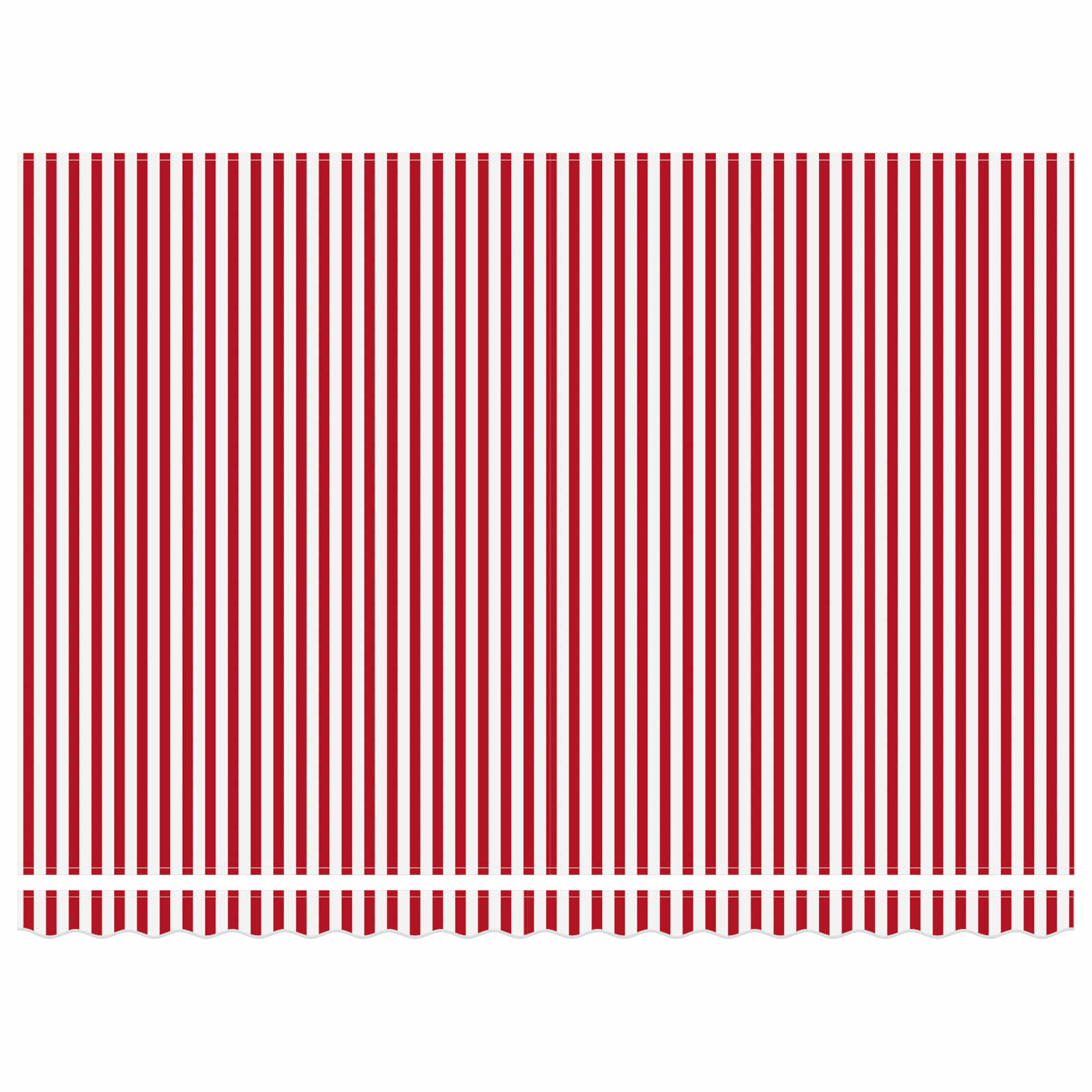 Elektrisk Utrækkelig Markise Rød, Hvid, Antracitgrå 5 x 3 m