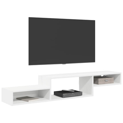 Væghængt TV Skab Vægmonteret Hvid 150 x 28 x 26 cm