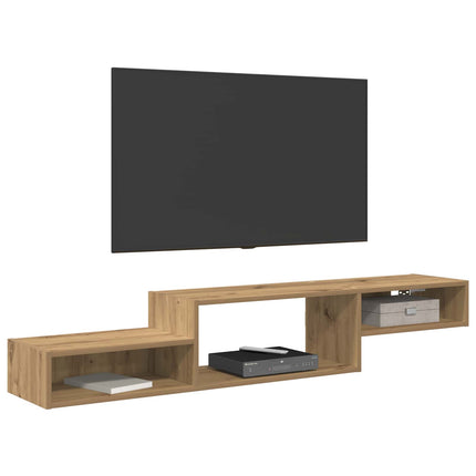 Væghængt TV Skab Vægmonteret Artisan-eg 150 x 28 x 26 cm