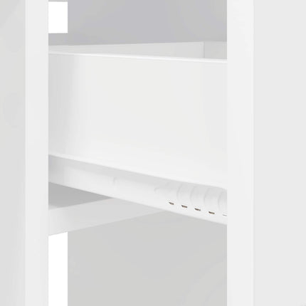 Spisebord 115 x 70 x 75 cm Konstrueret træ Hvid Rektangulær