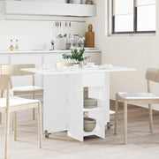 Spisebord 115 x 70 x 75 cm Konstrueret træ Hvid Rektangulær