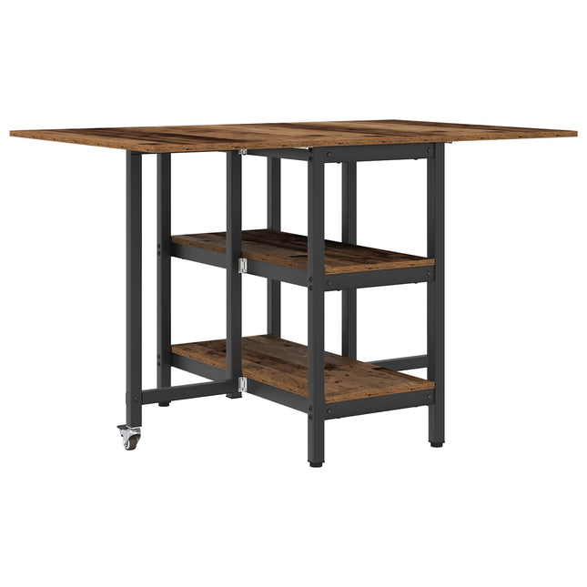 Spisebord 122 x 80 x 76,5 cm Konstrueret træ Gammelt træ