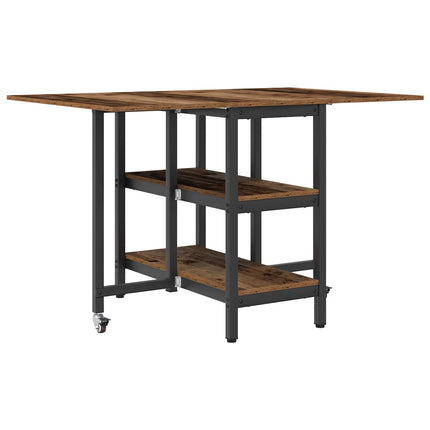 Spisebord 122 x 80 x 76,5 cm Konstrueret træ Gammelt træ