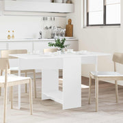 Spisebord 138 x 70 x 73,5 cm Konstrueret træ Hvid Rektangulær