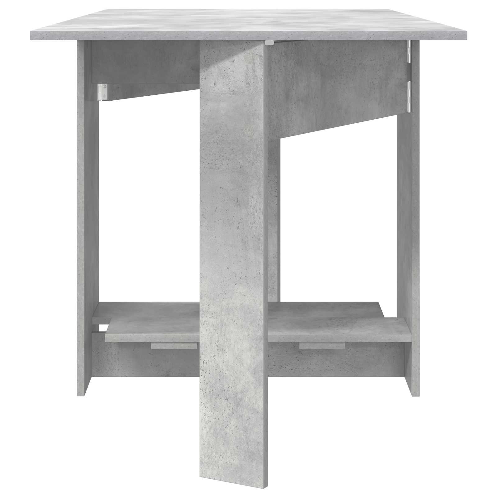 Spisebord 138 x 70 x 73,5 cm Konstrueret træ Betongrå