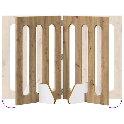 Foldbar hundegård 2 pcs Artisan Eg 100,5 x 38 x 70 cm