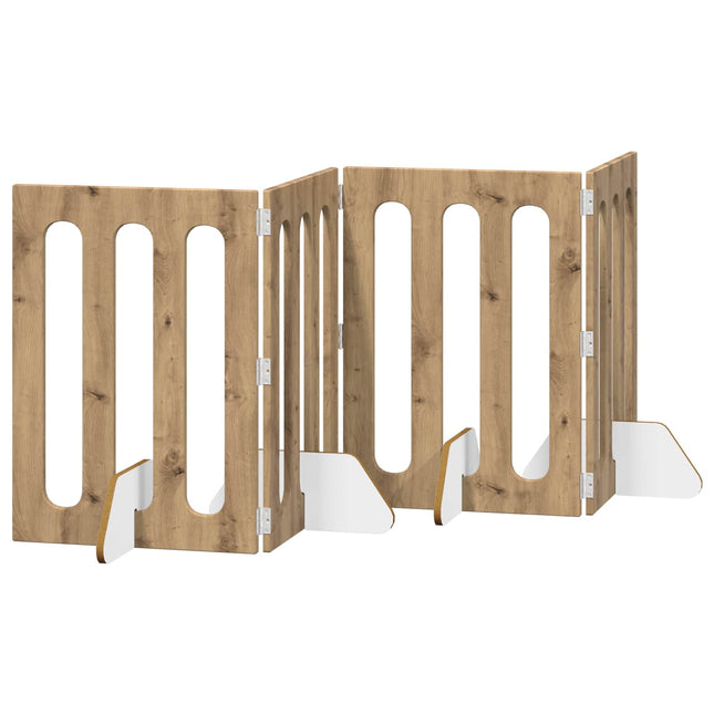 Foldbar hundegård 4 pcs Artisan Eg 201 x 38 x 70 cm