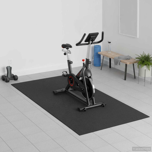 Sport Beskyttelsesmåtte Sort 150 x 75 x 0,6 cm Høj densitet PVC
