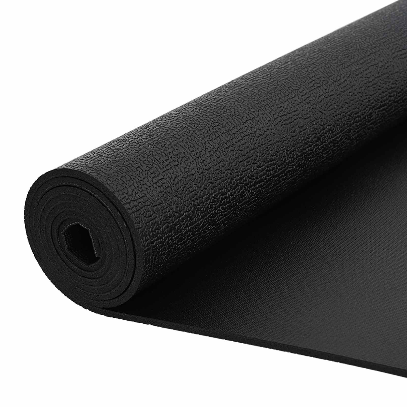 Sport Beskyttelsesmåtte Sort 180 x 75 x 0,6 cm Høj densitet PVC