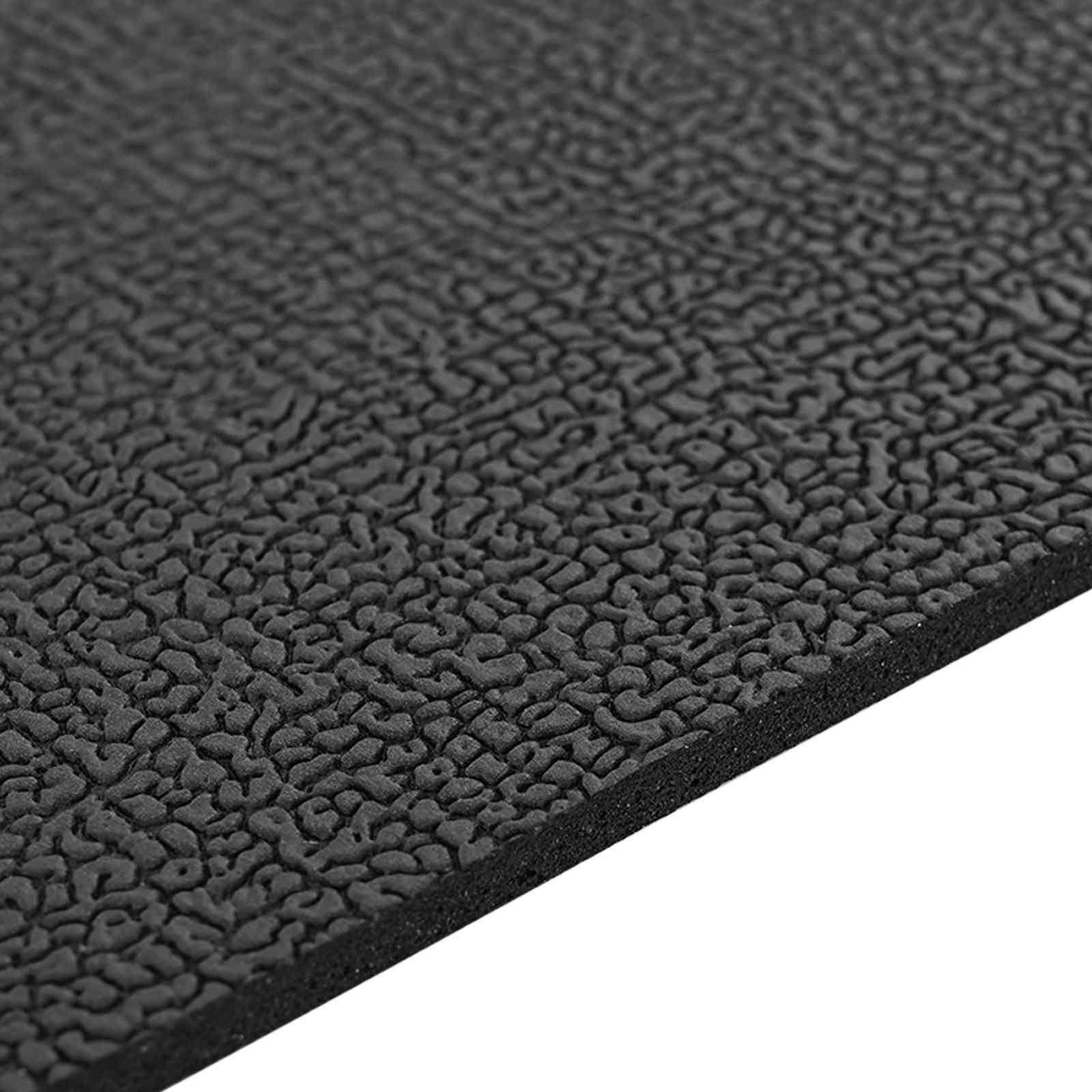 Sport Beskyttelsesmåtte Sort 180 x 75 x 0,6 cm Høj densitet PVC