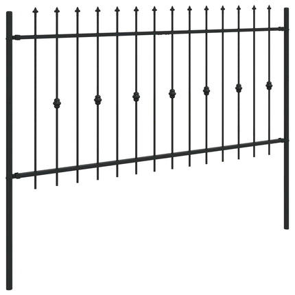 Spike Hejn ASTEN 200 x 150 cm Pulverlakeret stål Sort