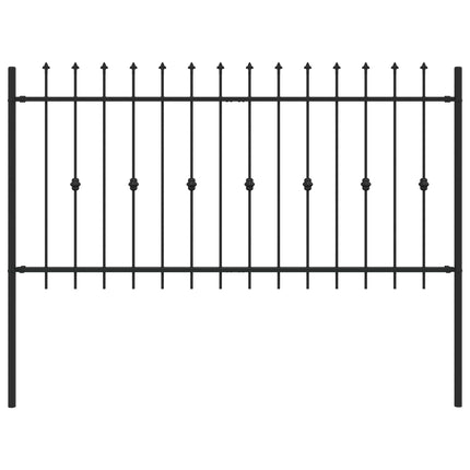 Spike Hejn ASTEN 200 x 150 cm Pulverlakeret stål Sort