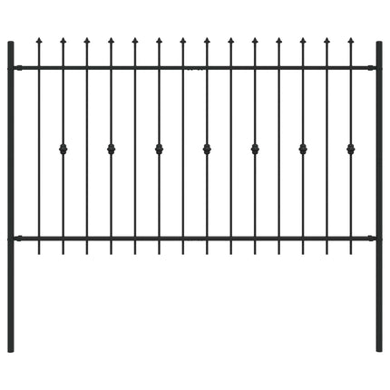 Spike Hejn ASTEN 200 x 166 cm Pulverlakeret stål Sort