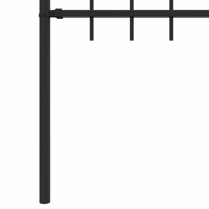 Spike Hejn ASTEN 200 x 130 cm Pulverlakeret stål Sort