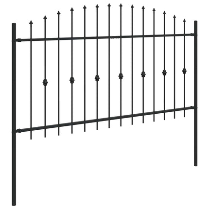 Spike Hejn ASTEN 200 x 150 cm Pulverlakeret stål Sort