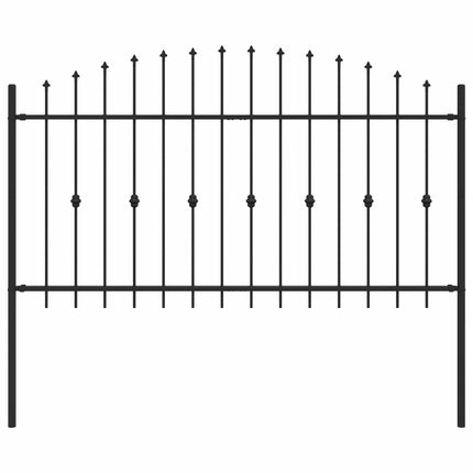 Spike Hejn ASTEN 200 x 150 cm Pulverlakeret stål Sort