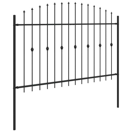Spike Hejn ASTEN 200 x 166 cm Pulverlakeret stål Sort