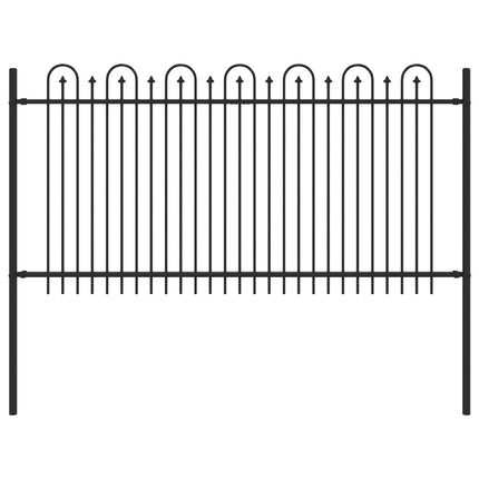 Spike Buehegn DRONTEN 200 x 150 cm Pulverlakeret stål Sort