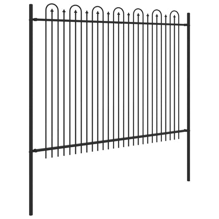 Spike Buehegn DRONTEN 200 x 200 cm Pulverlakeret stål Sort