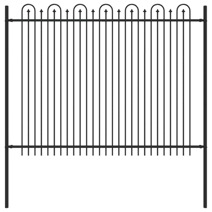 Spike Buehegn DRONTEN 200 x 200 cm Pulverlakeret stål Sort