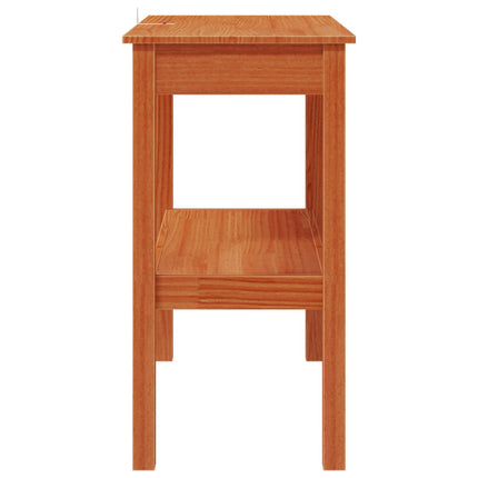 Konsolbord VoksBrun 80 x 40 x 75 cm Massivt fyrretræ