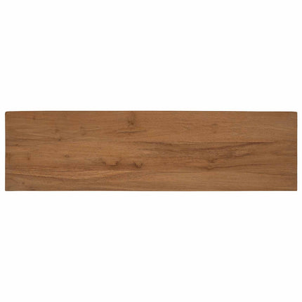 TV-skab 110 x 30 x 35 cm Naturfarvet Massiv Teaktræ