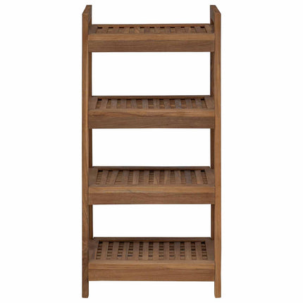 Badeværelseshylde Naturfarvet 45 x 30 x 97 cm Massiv Teaktræ