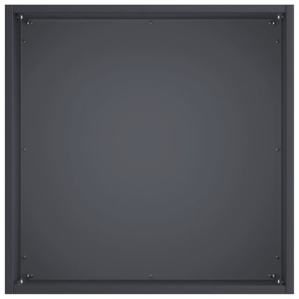 Have Blomsterkrukke 2 stk. Antracit 45 x 45 x 45 cm