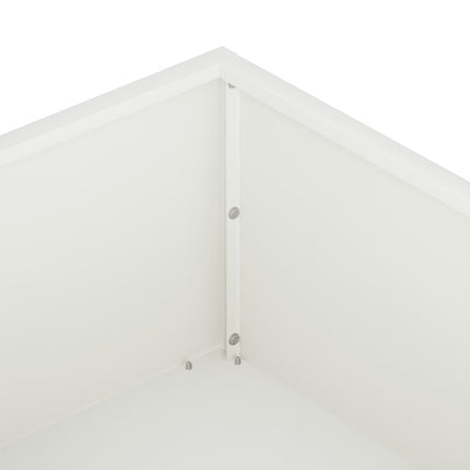 Have Blomsterkrukke Hvid 80 x 80 x 20 cm Koldvalset stål