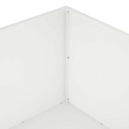 Have Blomsterkrukke 2 stk. Hvid 80 x 80 x 40 cm Koldvalset stål