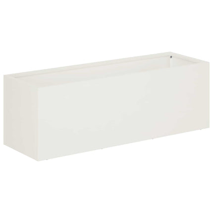 Have Blomsterkrukke Hvid 60 x 20 x 20 cm Koldvalset stål