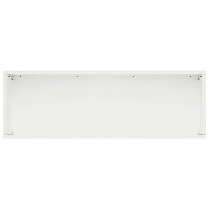 Have Blomsterkrukke 2 stk. Hvid 60 x 20 x 20 cm Koldvalset stål