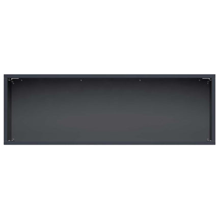 Have Blomsterkrukke 2 stk. Antracit 60 x 20 x 20 cm