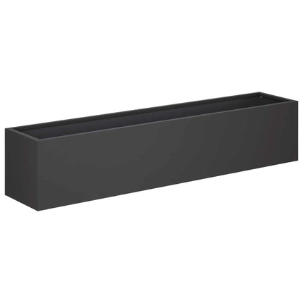 Have Blomsterkrukke Sort 80 x 20 x 20 cm Koldvalset stål