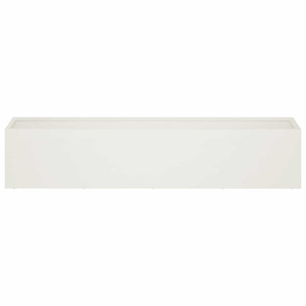 Have Blomsterkrukke 2 stk. Hvid 80 x 20 x 20 cm Koldvalset stål