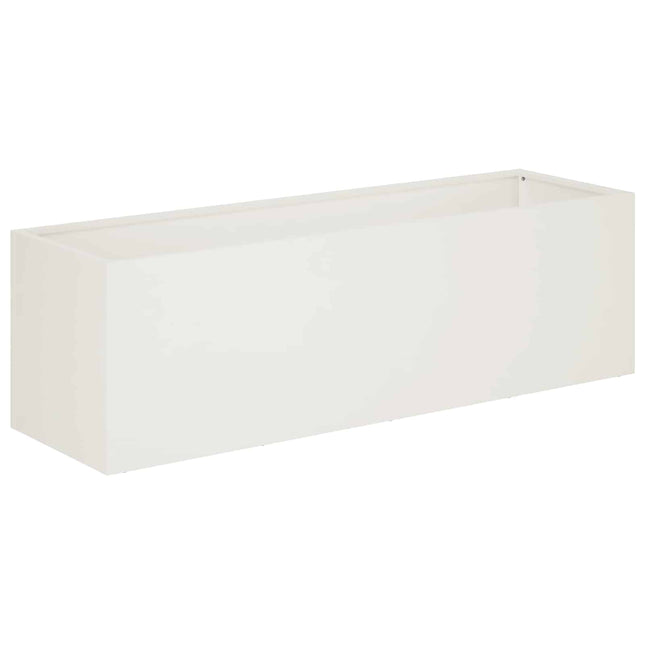 Have Blomsterkrukke Hvid 80 x 30 x 30 cm Koldvalset stål