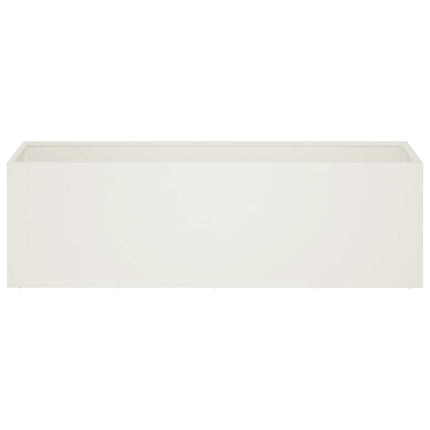 Have Blomsterkrukke 2 stk. Hvid 100 x 30 x 30 cm