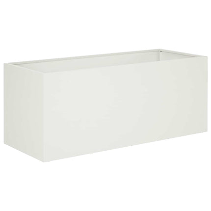 Have Blomsterkrukke 2 stk. Hvid 100 x 40 x 40 cm